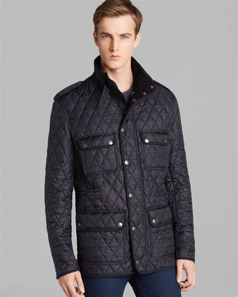 burberry quilted jacket mens|burberry diamond quilted jacket men.